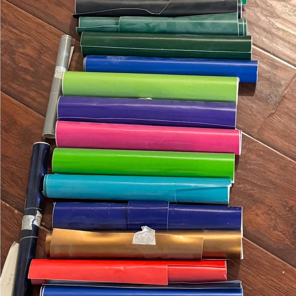 Colorful Vinyl Roll Set